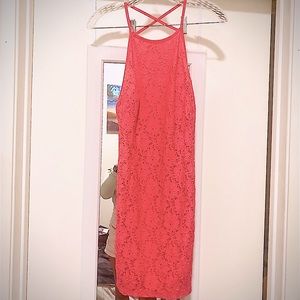 Coral colored sundress ☀️👗